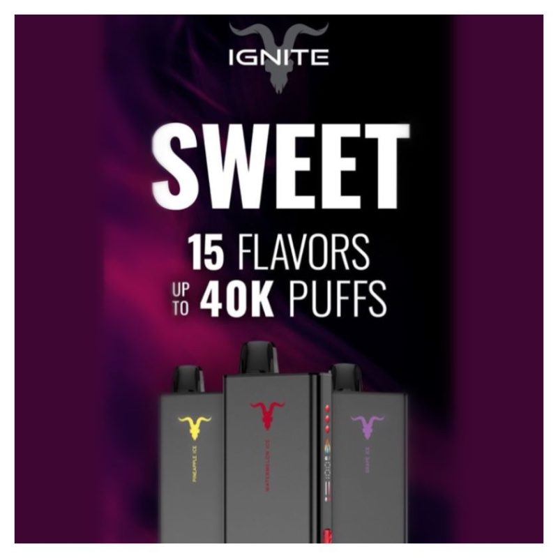 Pod Descartável Ignite V400 SWEET 40000 Puffs